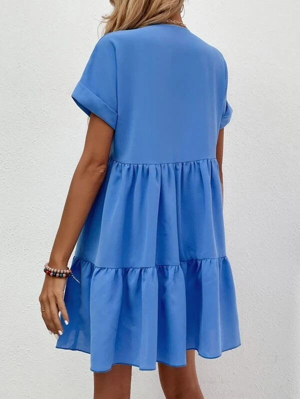 STARBELLA WOMEN'S BASIC SMOCK DRESS