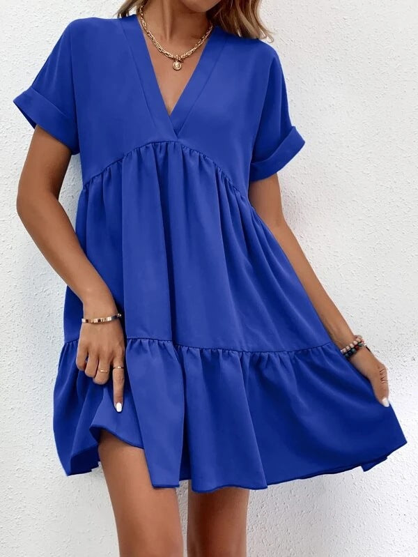 STARBELLA WOMEN'S BASIC SMOCK DRESS