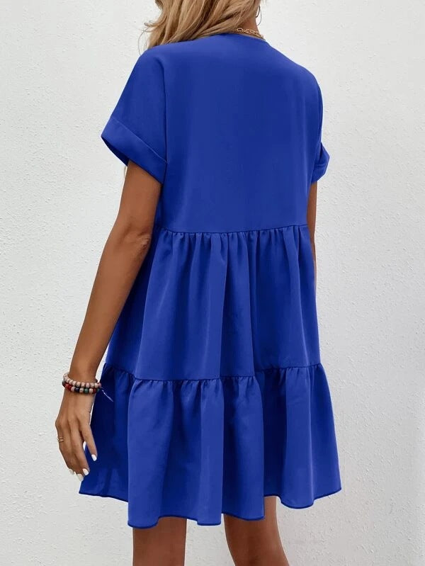 STARBELLA WOMEN'S BASIC SMOCK DRESS