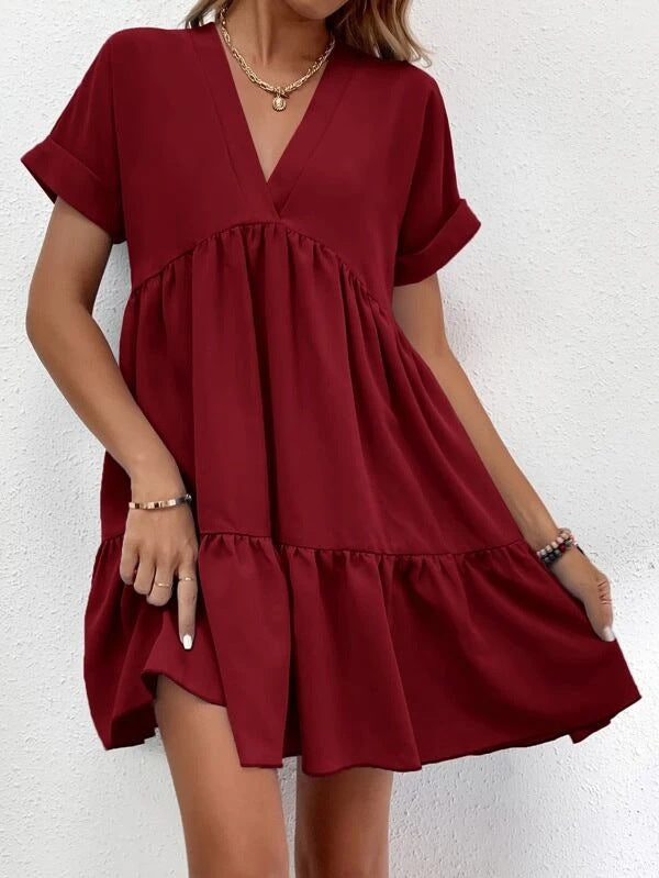 STARBELLA WOMEN'S BASIC SMOCK DRESS