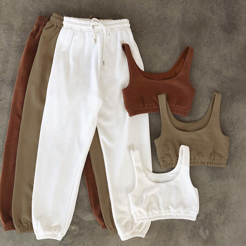HOT SALES JERSEY VEST AND ELASTICATED WAISTBAND JOGGER SETS