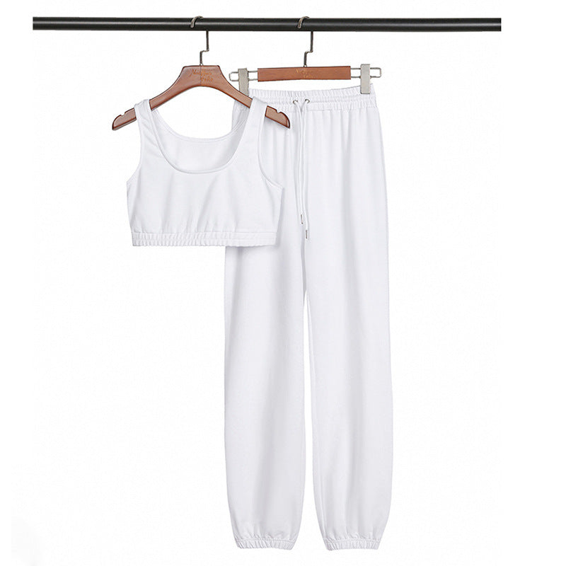 HOT SALES JERSEY VEST AND ELASTICATED WAISTBAND JOGGER SETS