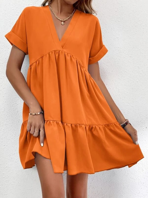 STARBELLA WOMEN'S BASIC SMOCK DRESS