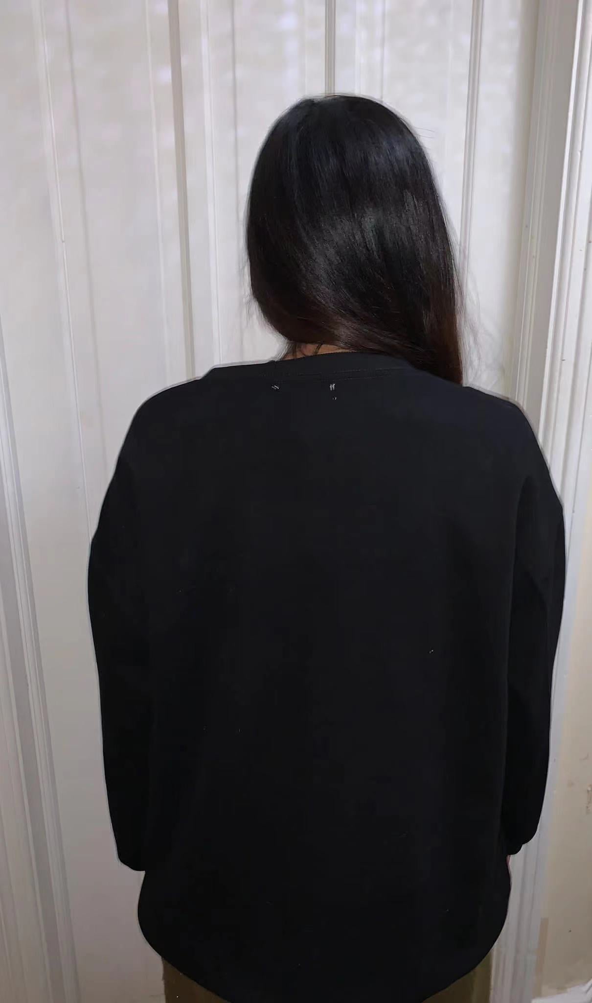 NAFISA'S BLACK YOU CAN DO ANYTHING SWEATSHIRT