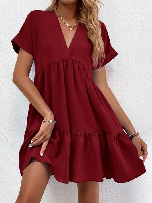 STARBELLA WOMEN'S BASIC SMOCK DRESS