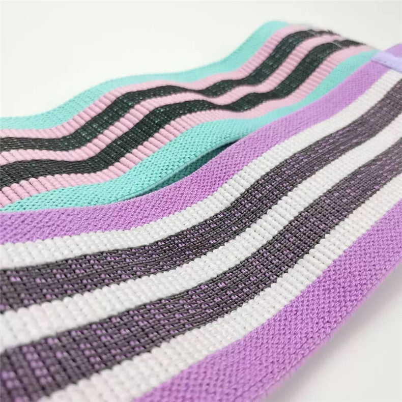 Women Hip Strength Training Fabric Resistance Bands, Home Fitness Hip Circle Wide